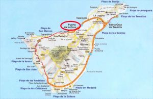 mapa tenerife