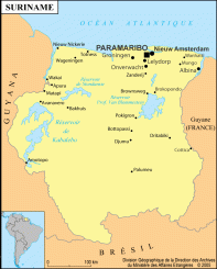 Carte-suriname