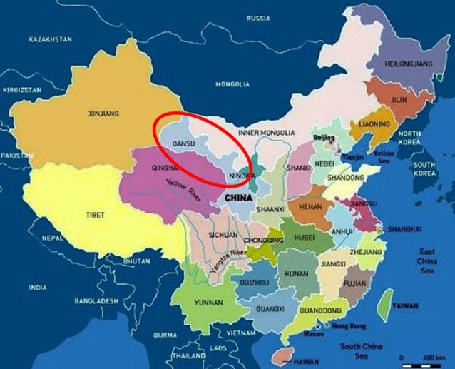 Résultat de recherche d'images pour "Gansu (nord-ouest)"